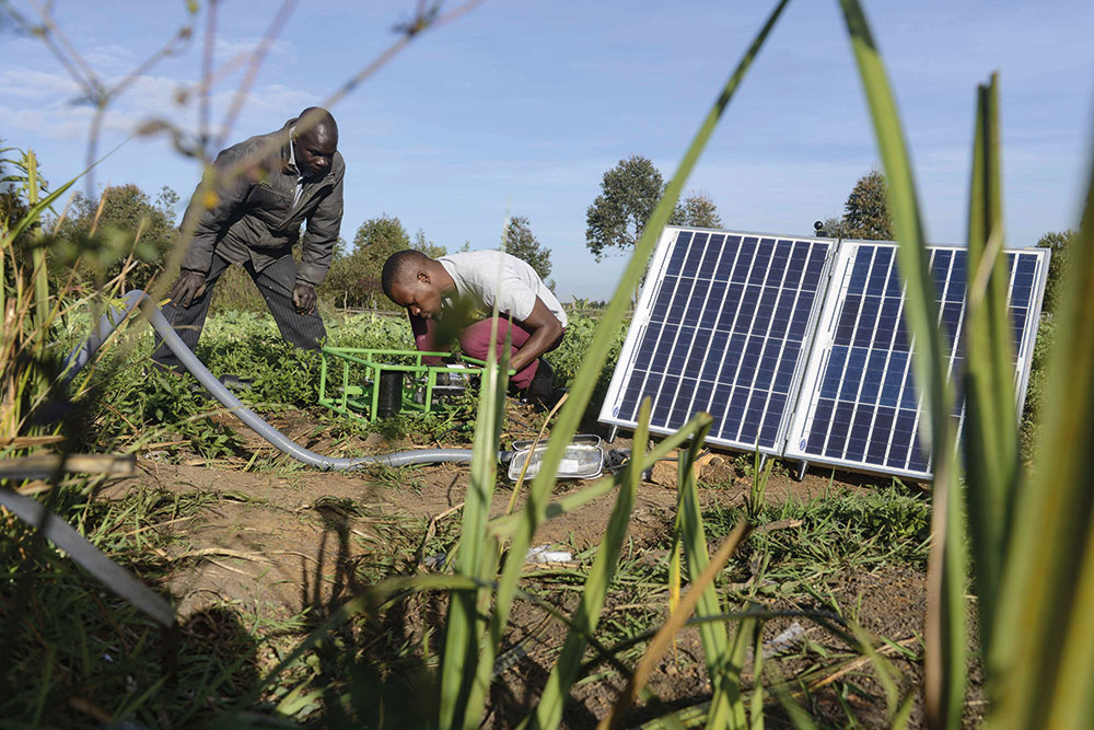 Développement des capacités pour l'irrigation à énergie solaire